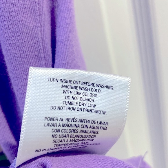 Route 66 Graphic 100% Cotton Purple Violet Princess Tee Girls Size L - (10-12) ! - Picture 6 of 8